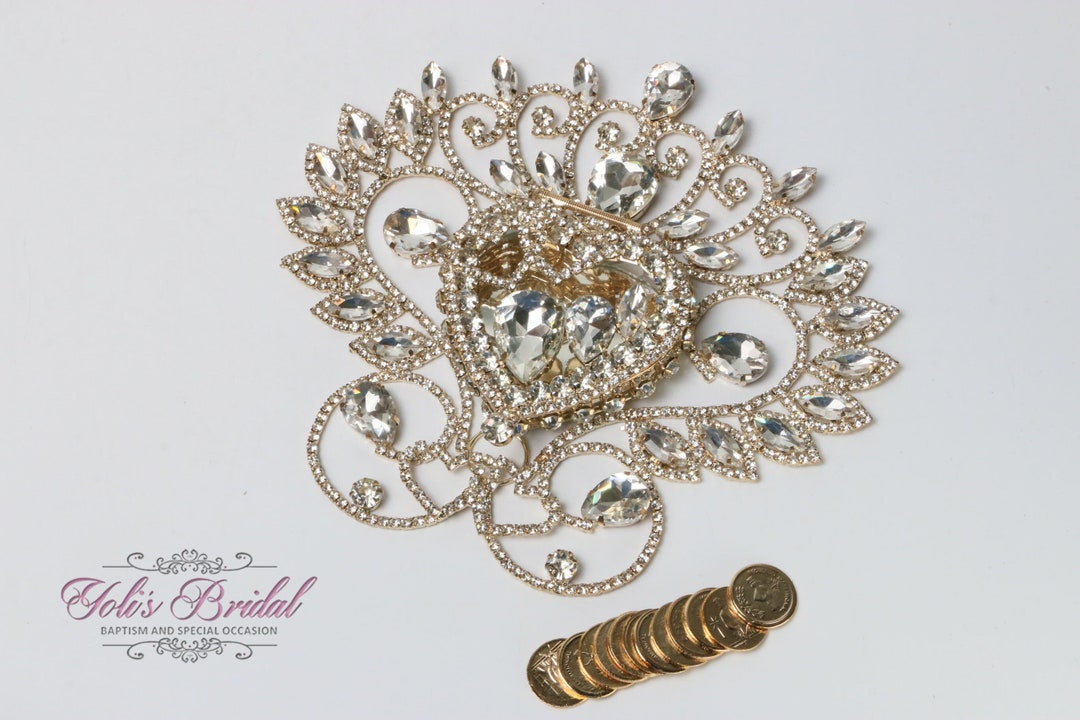 Bomboniere Claraluna Matrimonio Coppia Innamorati Con Cuore Color Oro Anniverasio 24176 - Foto 10