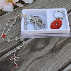 SALE*SALE!! Handcrafted Beautiful Confirmation Rosary, Confirmation Rosary, Rosary Gift, Confirmation Gift, Confirmation Day