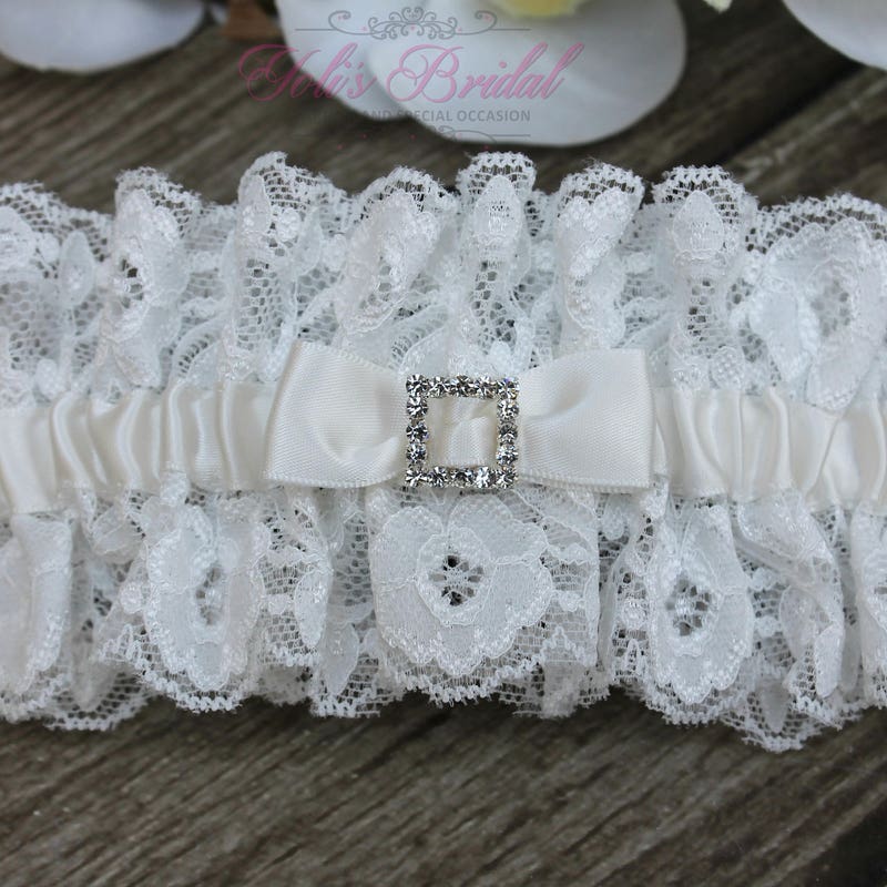 Rhinestone Leg Garter main image 0