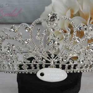 Swarovski Tiara, QuinceaneraTiara, CrystalTiara ,Wedding Tiara ,Crown , Wedding Headpiece, Bridal Tiara, Crystal Headpiece, Bridal Headpiece