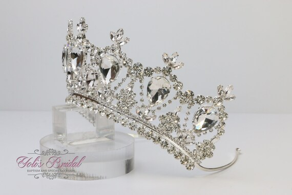 FAST SHIPPING!!! Beautiful Silver Crown, Gorgeous Silver  display picture 2