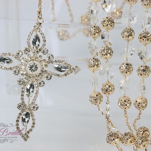 ENVÍO RÁPIDO!!! Hermoso lazo de bodas dorado, lazo de bodas, 50 aniversario, regalo de bodas, cordón de unión nupcial