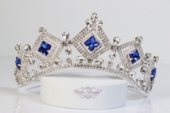 FAST SHIPPING!!!! Silver Sparkling Tiara, Crystal Tiara  display picture 3