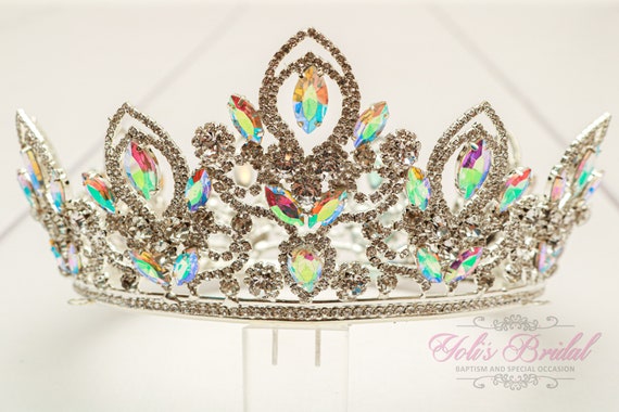 FAST SHIPPING!! Silver Little Girl Round Crown, Royal Crown  display picture 1