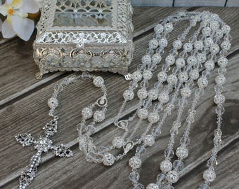 Special Buy!! Beautiful Lasso and Box Set, Unity Cord, Wedding lasso, Wedding Treasurer Chest, Lasso Box, Wedding Gift, Anniversary Gift