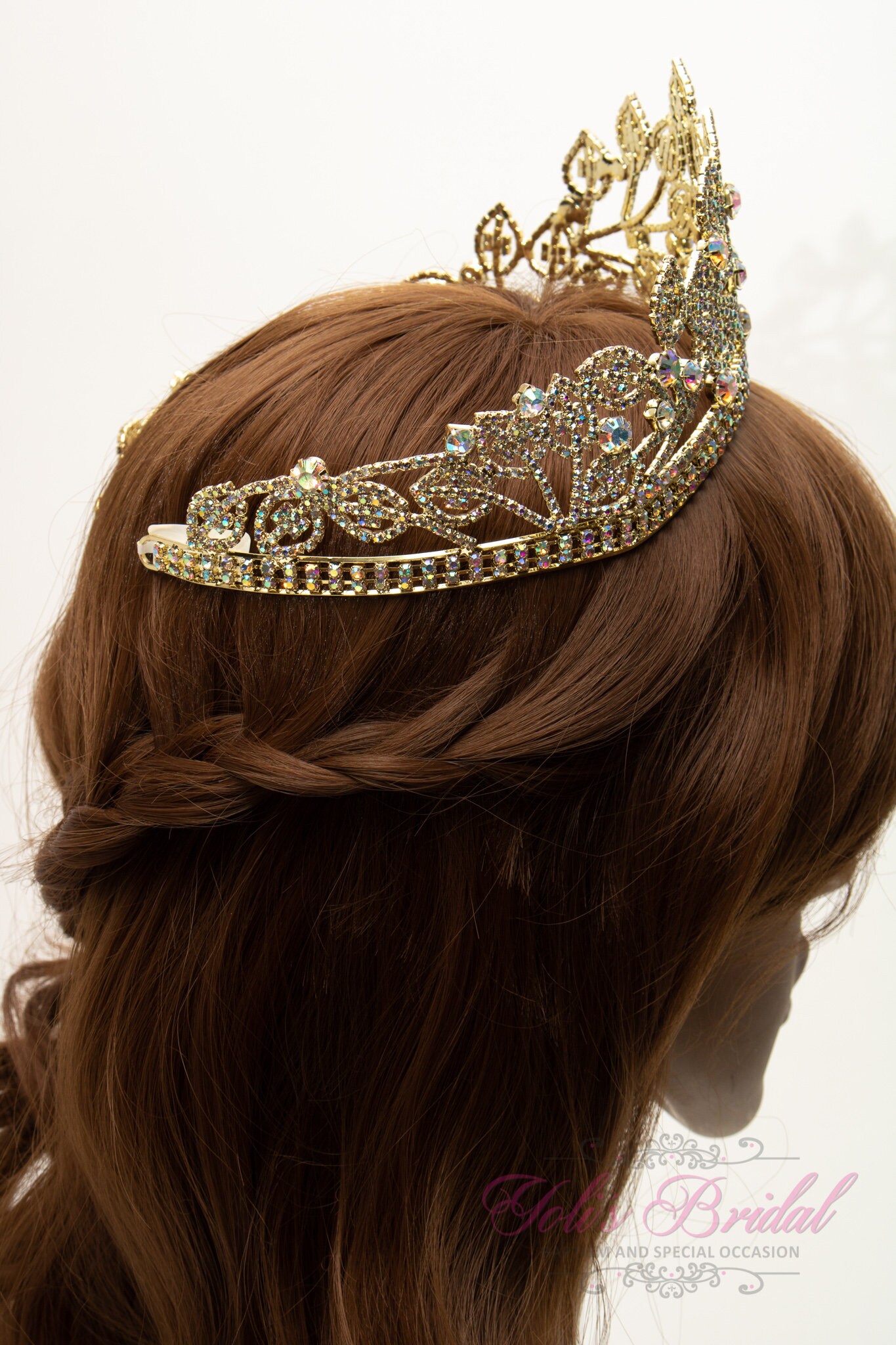 FAST SHIPPING Gold AB Round Crown Royal Crown Full Crown Etsy