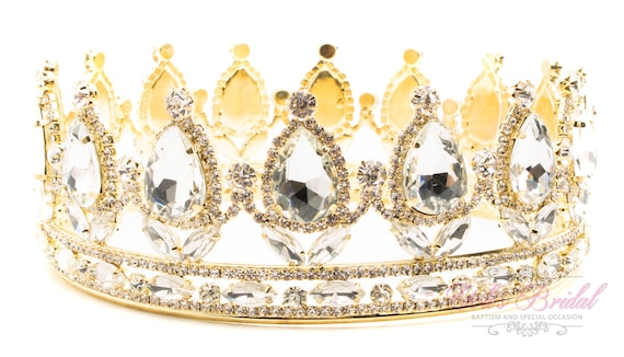 FAST SHIPPING! Gold Round Crown, Royal Crown, Full Crown  display picture 1