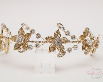FAST FAST SHIPPING!!!  Gold Bridal Hair Comb, Wedding Hair Comb, Crystal Hair Comb,  Hair Comb, Headpiece,  Headpiece!!!!