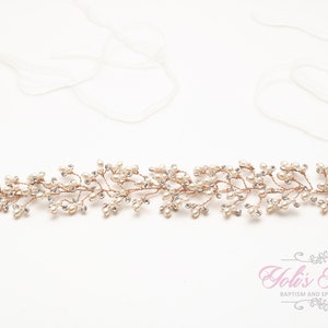 FAST SHIPPING!!! Rose Gold Swarovski Hair Comb, Wedding Hair Comb, Crystal Hair Comb, Swarovski Hair Comb, Headpiece, Crystal Headpiece