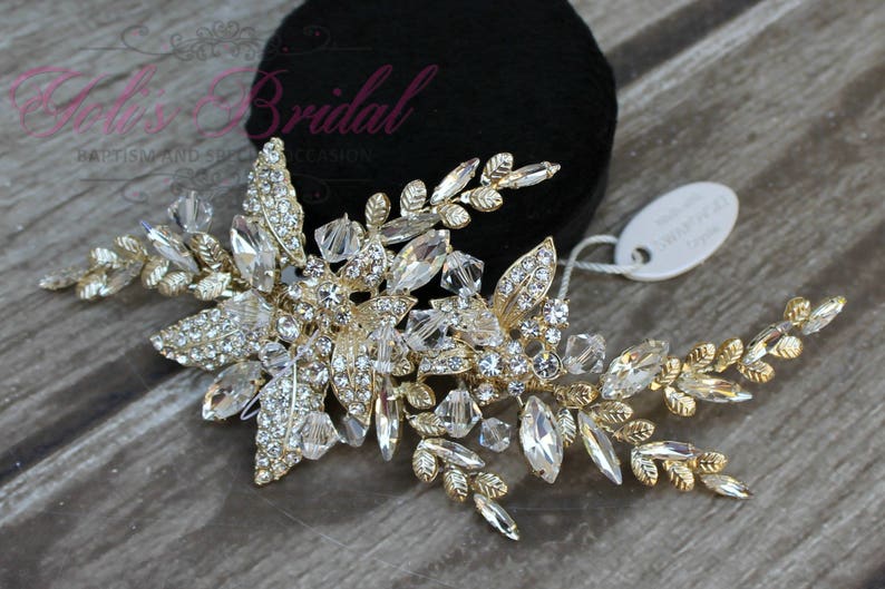 FAST SHIPPING Bridal Hair Comb, Wedding Hair Comb, Crystal Hair Comb, Swarovski Hair Comb, Headpiece, Crystal Headpiece, Bridal Headpiece image 1