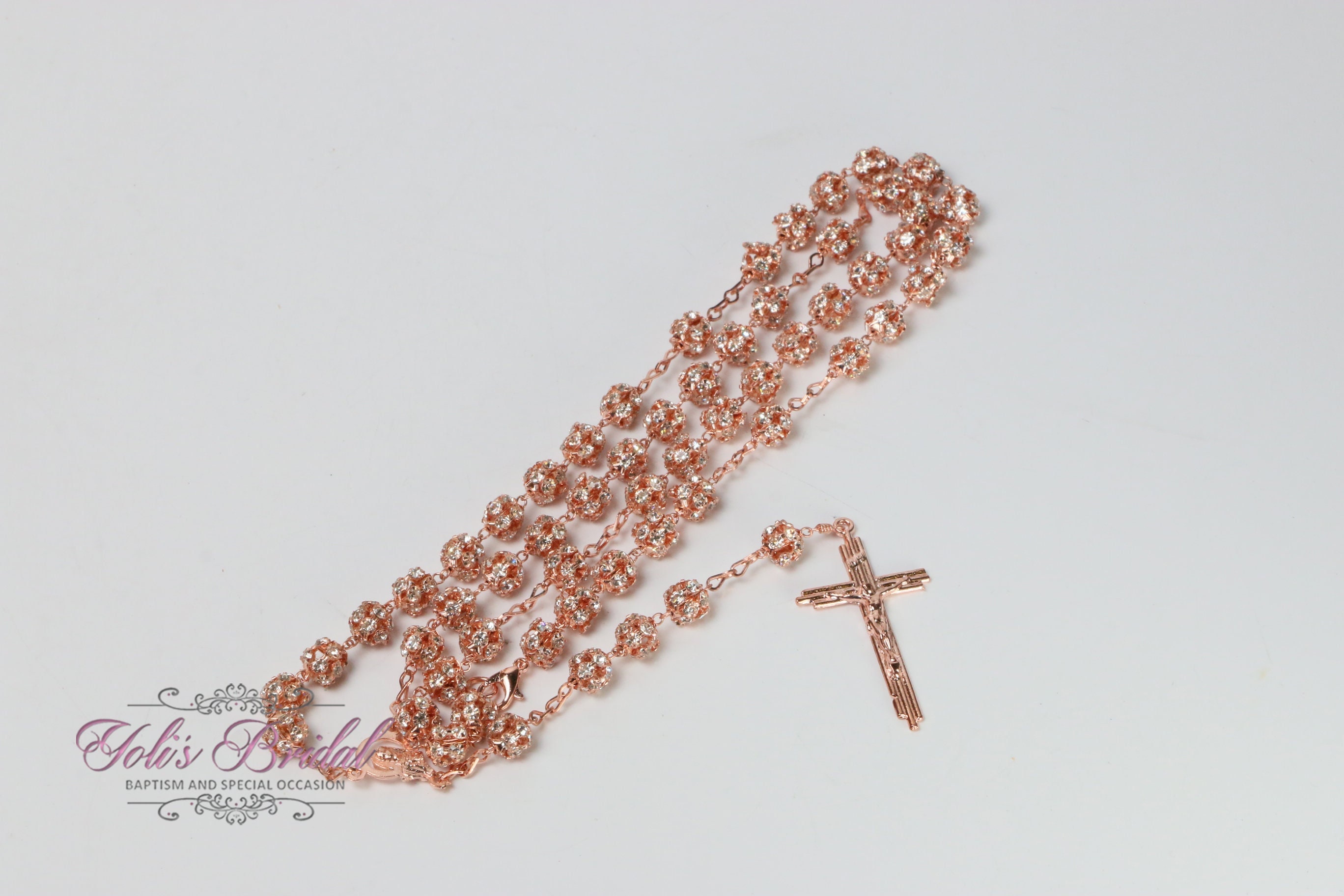Rosary Necklace Rose Gold Australia