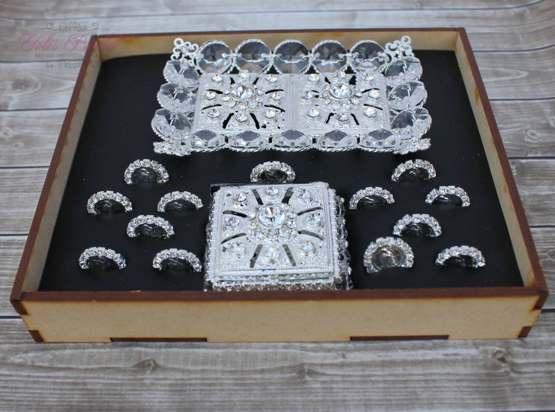 TINGKU Wedding Arras Coins Set - Catholic Unity Coins With Tray - Gold Virgen De Guadalupe Design - View #7