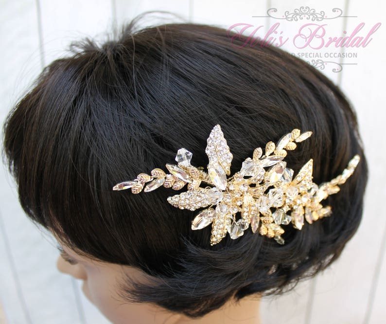 FAST SHIPPING Bridal Hair Comb, Wedding Hair Comb, Crystal Hair Comb, Swarovski Hair Comb, Headpiece, Crystal Headpiece, Bridal Headpiece image 5