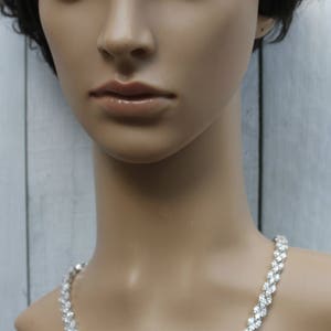 FAST SHIPPING Beautiful Zirconia Necklace, Bridal Zirconia Necklace, Bridal Necklace, Sweet 16 Necklace, Quinceañera Necklace, Gift image 3
