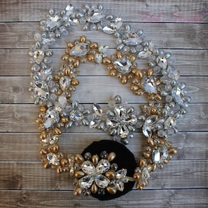 FAST Shipping!!! Silver or Gold Bridal Halo, Bridal Wreath, Bridal Headpiece, Wedding Headband, Bride Tiara, Swarovski Halo, Crystal Wreath