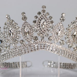FAST SHIPPING!!! Silver Crown, Gorgeous Silver Tiara, Stunning Sparkle Silver Tiara