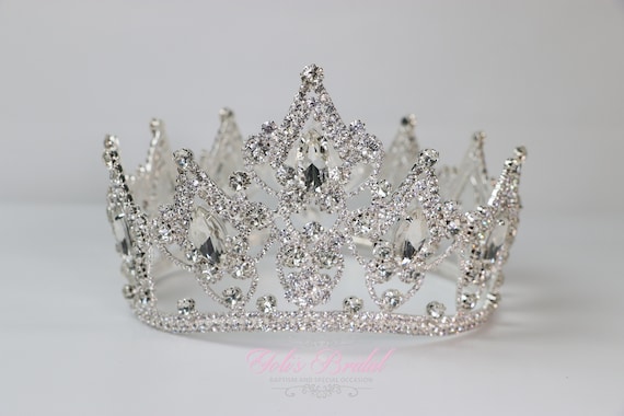 FAST SHIPPING!! Silver Round Crown, Royal Crown, Full Crown  display picture 2