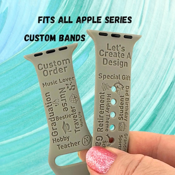 Custom Apple Watch Band – Personalized Watch Strap for Men & Women