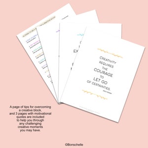 Creatives Planner, Printable Planner Page Inserts for Crafters, Artists ...