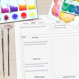 Creatives Planner, Printable Planner Page Inserts for Crafters, Artists ...