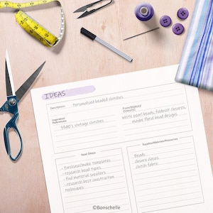 Creatives Planner, Printable Planner Page Inserts for Crafters, Artists ...