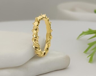 Dainty Stacking Ring - Sterling Silver Band -  Minimalist Wedding Jewelry