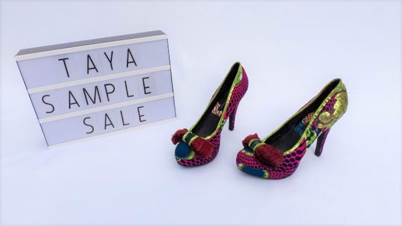 navy blue and pink heels