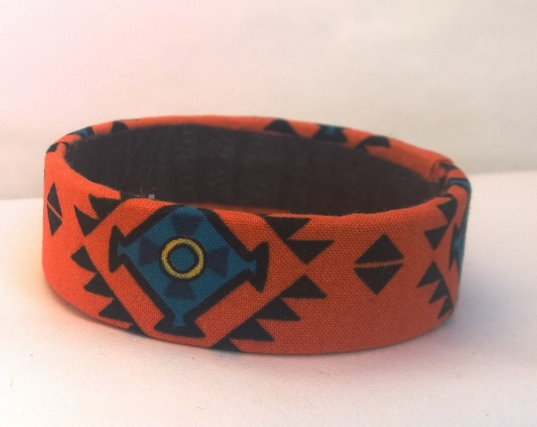 Brazalete africano Ankara brazalete de joyería tribal de Etsy España