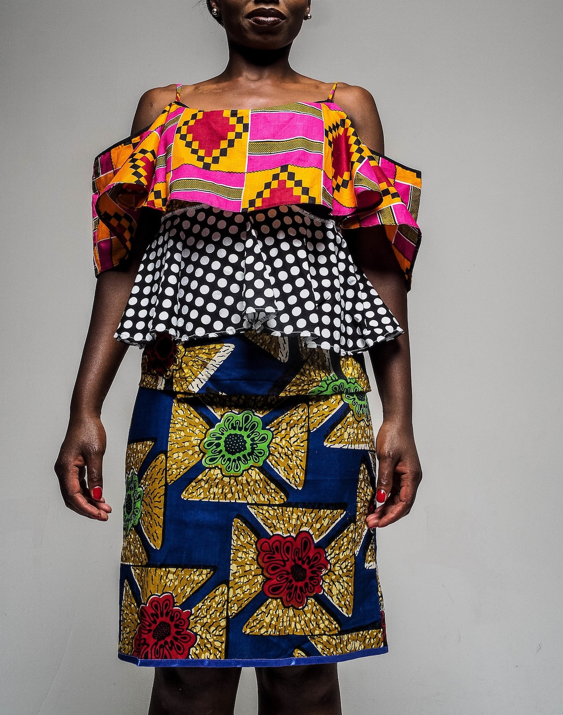 African off Shoulder, African Print off Shoulder, Ankara off Shoulder ...