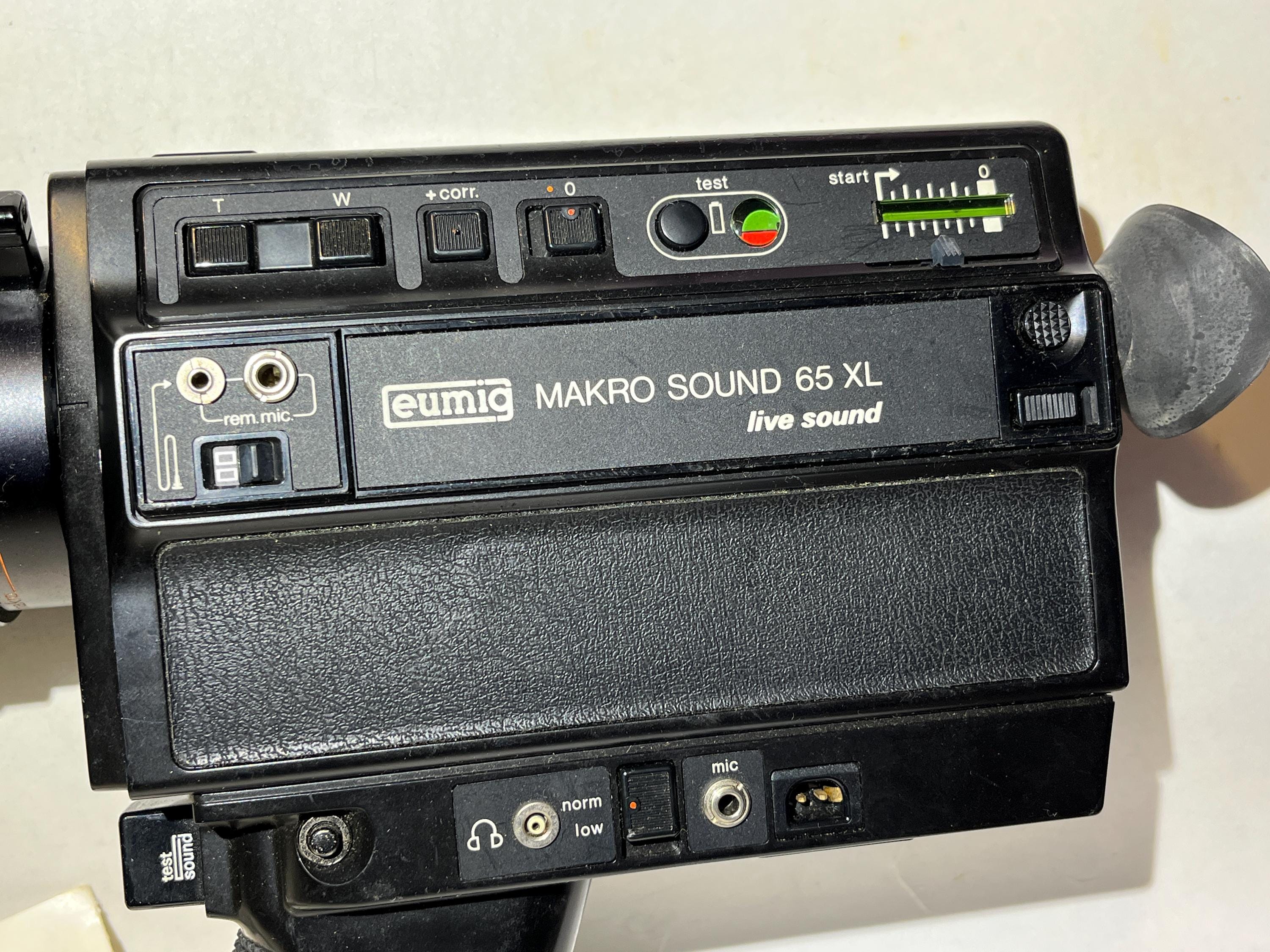 Vintage Eumig Super 8 Film Camera: 1970s Makro Sound 65 XL, Home