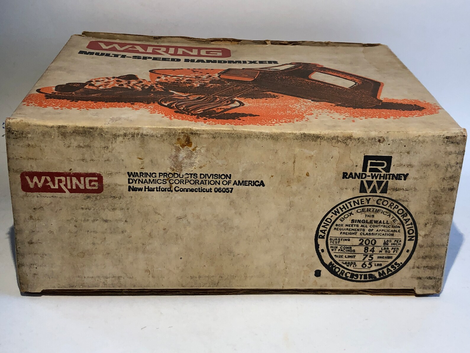 Vintage Waring Hand Mixer Retro Kitchen Kitsch Funky Multispeed