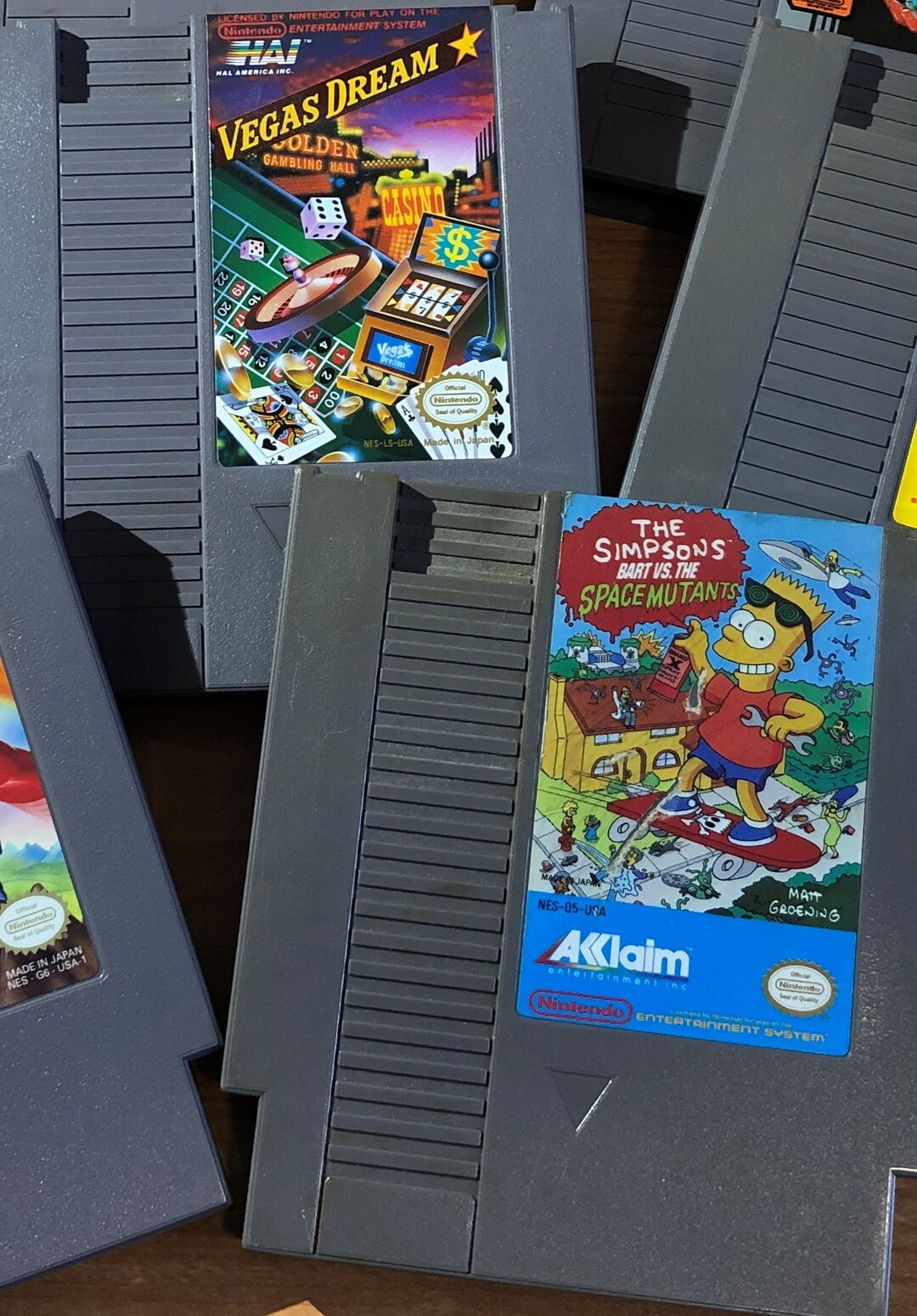 Vintage Nintendo Game Cartridges Choose One Vegas Dream Super Mario