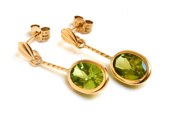9ct Gold Oval Citrine Drop Earrings Gift Boxed Made in UK 9ct Gold Oval Citrine Drop Earrings Gift Boxed Made in UK