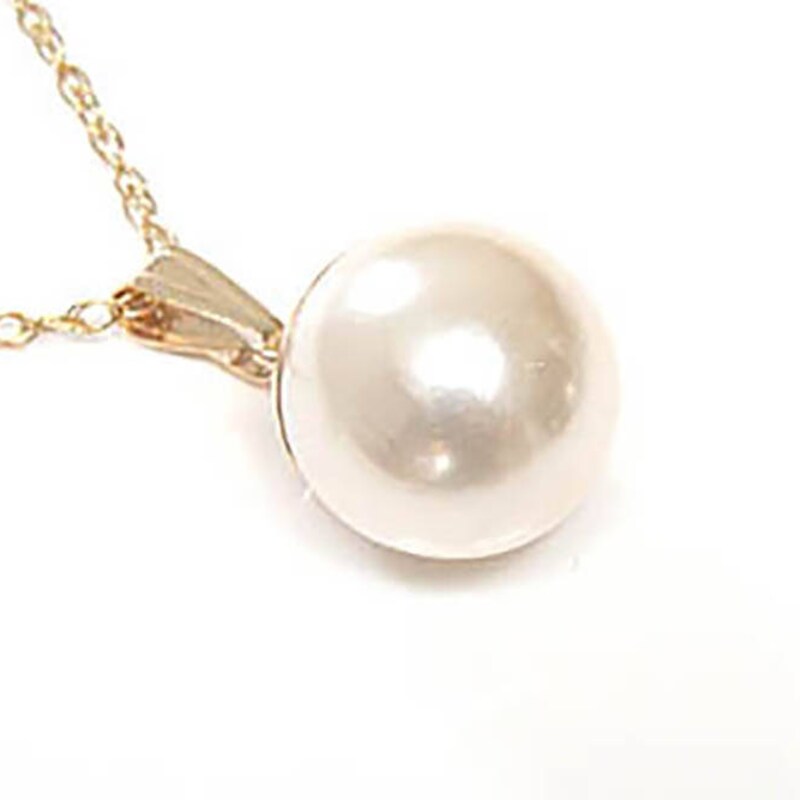 Sallie Gold Pearl Necklace main image 1