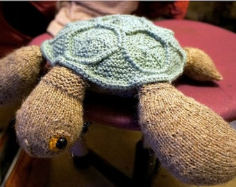 SEA TURTLE. Knitting pattern (not a finished toy).