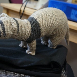 MAYKA THE FERRET. Knitting pattern (not a finished toy)