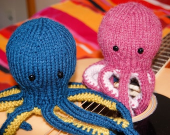 MINI OCTOPUS. Knitting pattern (not a finished toy)