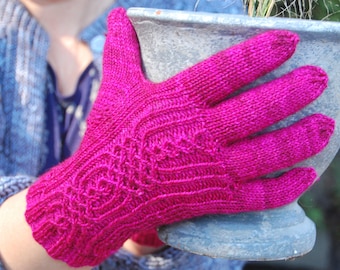 GLOVES. Knitting pattern
