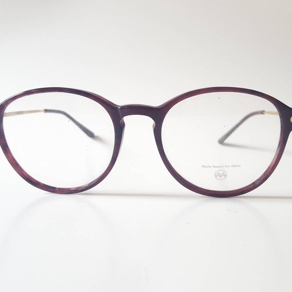 Vintage Mario Vassoni for Metro Pantos Eyeglass Frame Circa 1980s