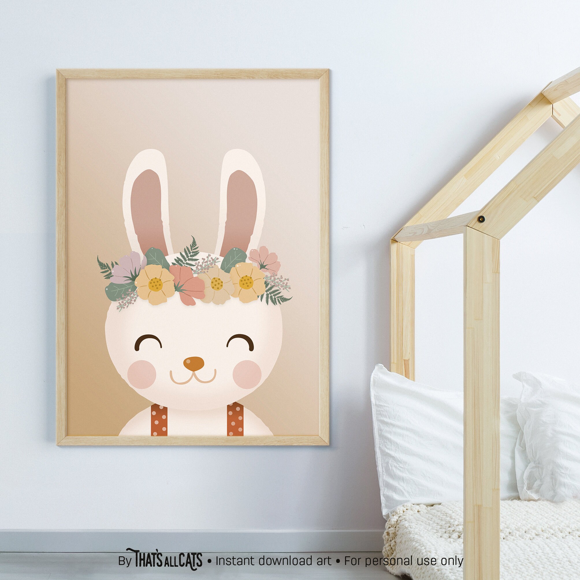 Boho Nursery Printable Wall Art Nursery Decor Girl Nursery - Etsy