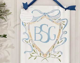 Boy Hospital Door Hanger, Custom Baby Boy or Girl, Personalized Newborn Door Sign, Nursery Décor, Baby Shower Gift, Hospital Room