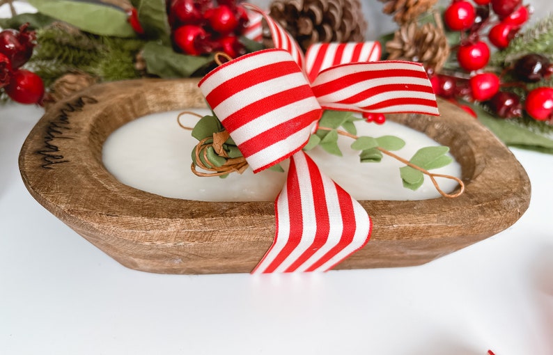 Soy Wax Dough Bowl Candle Custom Christmas Gift Dough Bowl Etsy