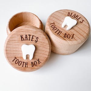 Tooth Fairy Holder, Tooth Fairy Box, Kid&#39;s Tooth Fairy Box, Custom Wooden Box, Personalized Tooth Fairy Box with Lid, Tooth Fairy Pillow