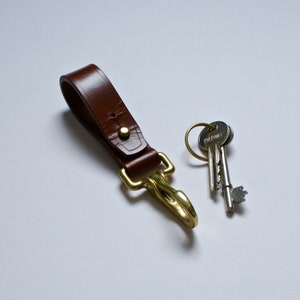 Belt Loop - English Bridle Leather - Keyring