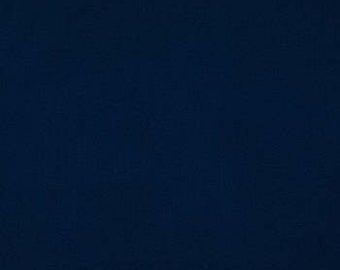 Navy Blue Cotton Fabric - Cotton Material by the Yard - 100% Cotton