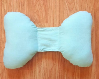 Organic Infant Head Support - Torticollis - Positional Plagiocephaly - Elephant Ear Pillow - Car Seat Head Support - Unique Baby Shower Gift