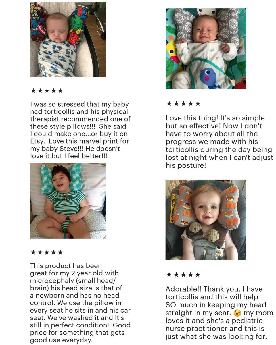 torticollis baby pillow