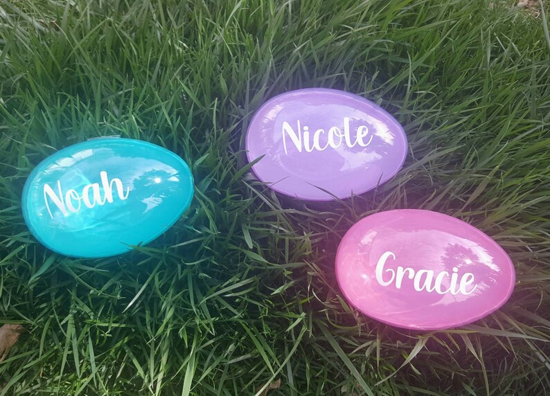 Personalized Easter Egg Easter Gifts 5in Easter Egg image 2