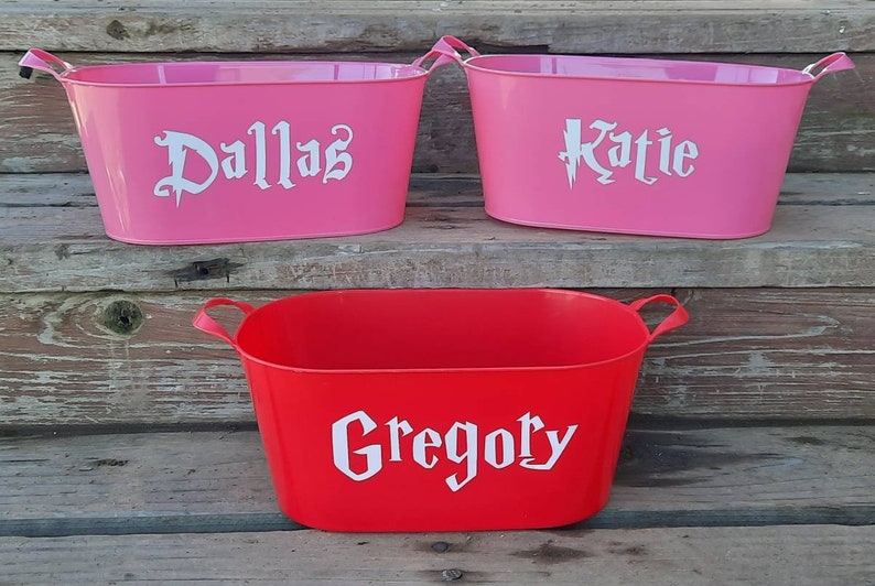 Personalized Valentines Day Buckets Valentines Day Basket Gift Baskets image 6