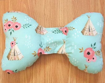 Teepee Infant Head Support - Torticollis - Positional Plagiocephaly - Elephant Ear Pillow - Car Seat Head Support - Infant Body Support